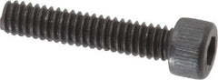Unbrako - #5-40 UNC Hex Socket Drive, Socket Cap Screw - Alloy Steel, Black Oxide Finish, 5/8" Length Under Head - Apex Tool & Supply