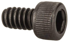 Unbrako - #6-32 UNC Hex Socket Drive, Socket Cap Screw - Alloy Steel, Black Oxide Finish, 1/4" Length Under Head - Apex Tool & Supply