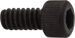 Unbrako - #6-32 UNC Hex Socket Drive, Socket Cap Screw - Alloy Steel, Black Oxide Finish, 5/16" Length Under Head - Apex Tool & Supply