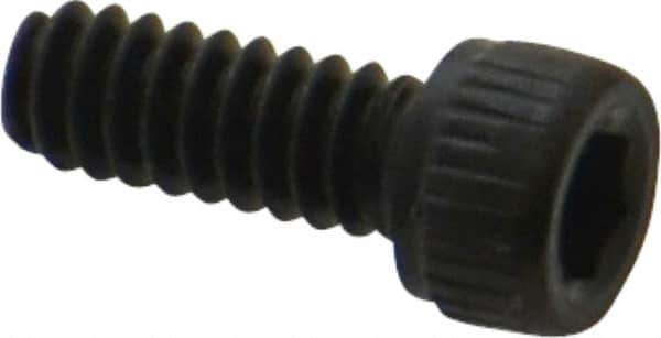 Unbrako - #6-32 UNC Hex Socket Drive, Socket Cap Screw - Alloy Steel, Black Oxide Finish, 3/8" Length Under Head - Apex Tool & Supply