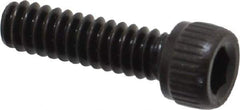 Unbrako - #6-32 UNC Hex Socket Drive, Socket Cap Screw - Alloy Steel, Black Oxide Finish, 1/2" Length Under Head - Apex Tool & Supply