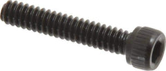 Unbrako - #6-32 UNC Hex Socket Drive, Socket Cap Screw - Alloy Steel, Black Oxide Finish, 3/4" Length Under Head - Apex Tool & Supply