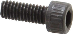 Unbrako - #6-40 UNF Hex Socket Drive, Socket Cap Screw - Alloy Steel, Black Oxide Finish, 3/8" Length Under Head - Apex Tool & Supply