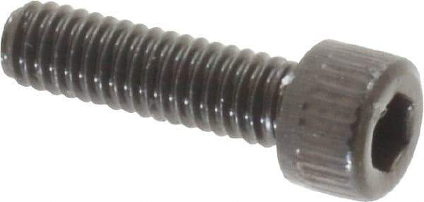 Unbrako - #6-40 UNF Hex Socket Drive, Socket Cap Screw - Alloy Steel, Black Oxide Finish, 1/2" Length Under Head - Apex Tool & Supply