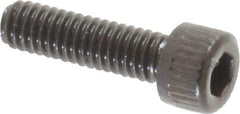 Unbrako - #6-40 UNF Hex Socket Drive, Socket Cap Screw - Alloy Steel, Black Oxide Finish, 1/2" Length Under Head - Apex Tool & Supply