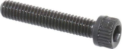 Unbrako - #6-40 UNF Hex Socket Drive, Socket Cap Screw - Alloy Steel, Black Oxide Finish, 3/4" Length Under Head - Apex Tool & Supply