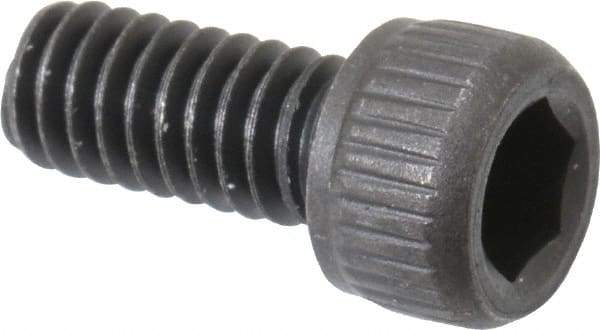 Unbrako - #8-32 UNC Hex Socket Drive, Socket Cap Screw - Alloy Steel, Black Oxide Finish, 3/8" Length Under Head - Apex Tool & Supply