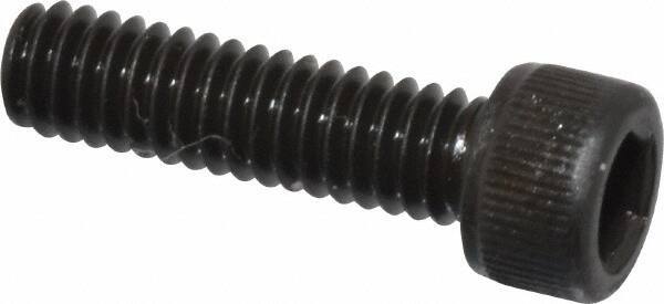 Unbrako - #8-32 UNC Hex Socket Drive, Socket Cap Screw - Alloy Steel, Black Oxide Finish, 5/8" Length Under Head - Apex Tool & Supply
