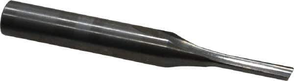 Onsrud - 1/8" Diam, 1/4" Shank Diam, 1/2" Length of Cut, 1 Flute Single Edge Straight Router Bit - 2" Overall Length, Right Hand Cut, Solid Carbide - Apex Tool & Supply