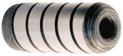 Unbrako - M5, 16mm OAL, Knurled Cup Point Set Screw - Grade 45H Alloy Steel, 2.5mm Key - Apex Tool & Supply