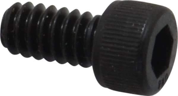 Unbrako - #10-24 UNC Hex Socket Drive, Socket Cap Screw - Alloy Steel, Black Oxide Finish, 3/8" Length Under Head - Apex Tool & Supply