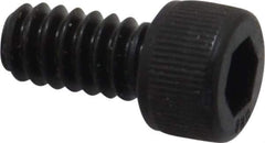 Unbrako - #10-24 UNC Hex Socket Drive, Socket Cap Screw - Alloy Steel, Black Oxide Finish, 3/8" Length Under Head - Apex Tool & Supply