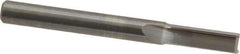 Onsrud - 1/4" Diam, 1/4" Shank Diam, 3/4" Length of Cut, 2 Flute Double Edge Straight Router Bit - 2-1/2" Overall Length, Right Hand Cut, Solid Carbide - Apex Tool & Supply
