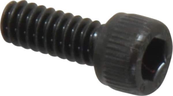 Unbrako - #10-24 UNC Hex Socket Drive, Socket Cap Screw - Alloy Steel, Black Oxide Finish, 1/2" Length Under Head - Apex Tool & Supply