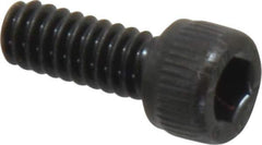 Unbrako - #10-24 UNC Hex Socket Drive, Socket Cap Screw - Alloy Steel, Black Oxide Finish, 1/2" Length Under Head - Apex Tool & Supply