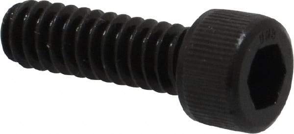 Unbrako - #10-24 UNC Hex Socket Drive, Socket Cap Screw - Alloy Steel, Black Oxide Finish, 5/8" Length Under Head - Apex Tool & Supply