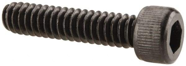 Unbrako - #10-24 UNC Hex Socket Drive, Socket Cap Screw - Alloy Steel, Black Oxide Finish, 7/8" Length Under Head - Apex Tool & Supply