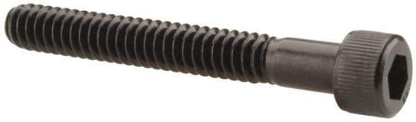 Unbrako - #10-24 UNC Hex Socket Drive, Socket Cap Screw - Alloy Steel, Black Oxide Finish, 1-1/2" Length Under Head - Apex Tool & Supply