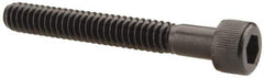 Unbrako - #10-24 UNC Hex Socket Drive, Socket Cap Screw - Alloy Steel, Black Oxide Finish, 1-1/2" Length Under Head - Apex Tool & Supply