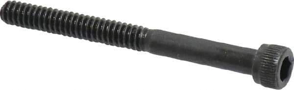 Unbrako - #10-24 UNC Hex Socket Drive, Socket Cap Screw - Alloy Steel, Black Oxide Finish, 2" Length Under Head - Apex Tool & Supply