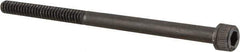 Unbrako - #10-24 UNC Hex Socket Drive, Socket Cap Screw - Alloy Steel, Black Oxide Finish, 3" Length Under Head - Apex Tool & Supply