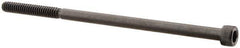 Unbrako - #10-24 UNC Hex Socket Drive, Socket Cap Screw - Alloy Steel, Black Oxide Finish, 4" Length Under Head - Apex Tool & Supply