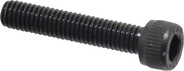 Unbrako - #10-32 UNF Hex Socket Drive, Socket Cap Screw - Alloy Steel, Black Oxide Finish, 1" Length Under Head - Apex Tool & Supply