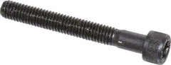 Unbrako - #10-32 UNF Hex Socket Drive, Socket Cap Screw - Alloy Steel, Black Oxide Finish, 1-1/2" Length Under Head - Apex Tool & Supply