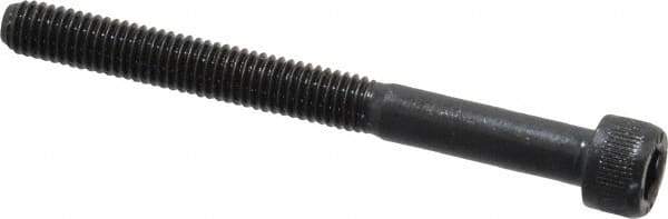 Unbrako - #10-32 UNF Hex Socket Drive, Socket Cap Screw - Alloy Steel, Black Oxide Finish, 2" Length Under Head - Apex Tool & Supply