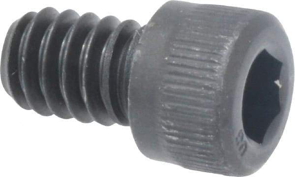 Unbrako - 1/4-20 UNC Hex Socket Drive, Socket Cap Screw - Alloy Steel, Black Oxide Finish, 3/8" Length Under Head - Apex Tool & Supply