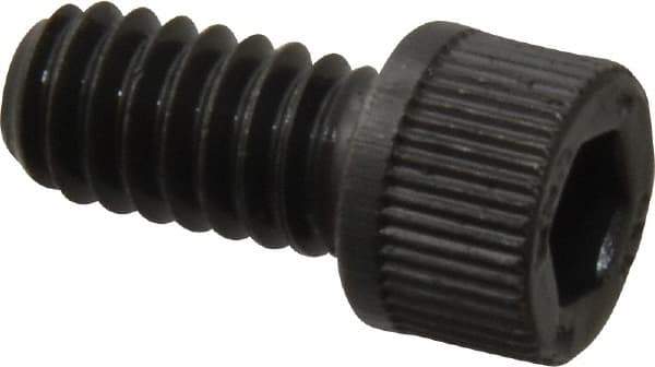 Unbrako - 1/4-20 UNC Hex Socket Drive, Socket Cap Screw - Alloy Steel, Black Oxide Finish, 1/2" Length Under Head - Apex Tool & Supply