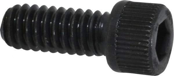 Unbrako - 1/4-20 UNC Hex Socket Drive, Socket Cap Screw - Alloy Steel, Black Oxide Finish, 5/8" Length Under Head - Apex Tool & Supply