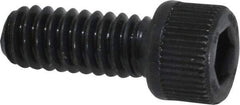 Unbrako - 1/4-20 UNC Hex Socket Drive, Socket Cap Screw - Alloy Steel, Black Oxide Finish, 5/8" Length Under Head - Apex Tool & Supply