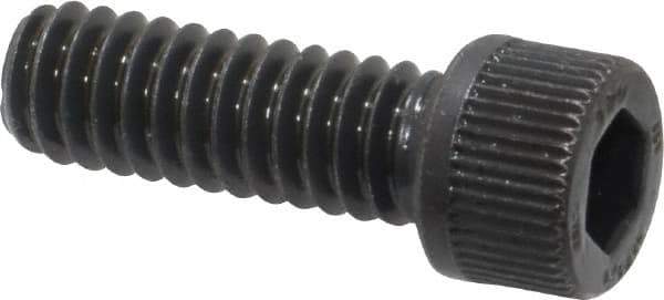 Unbrako - 1/4-20 UNC Hex Socket Drive, Socket Cap Screw - Alloy Steel, Black Oxide Finish, 3/4" Length Under Head - Apex Tool & Supply
