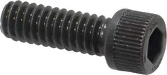 Unbrako - 1/4-20 UNC Hex Socket Drive, Socket Cap Screw - Alloy Steel, Black Oxide Finish, 3/4" Length Under Head - Apex Tool & Supply