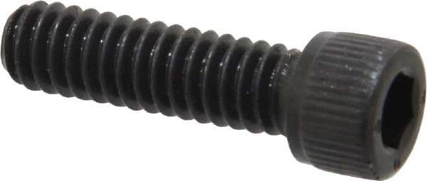 Unbrako - 1/4-20 UNC Hex Socket Drive, Socket Cap Screw - Alloy Steel, Black Oxide Finish, 7/8" Length Under Head - Apex Tool & Supply