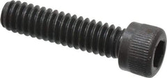 Unbrako - 1/4-20 UNC Hex Socket Drive, Socket Cap Screw - Alloy Steel, Black Oxide Finish, 1" Length Under Head - Apex Tool & Supply