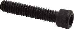Unbrako - 1/4-20 UNC Hex Socket Drive, Socket Cap Screw - Alloy Steel, Black Oxide Finish, 1-1/4" Length Under Head - Apex Tool & Supply