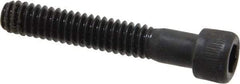 Unbrako - 1/4-20 UNC Hex Socket Drive, Socket Cap Screw - Alloy Steel, Black Oxide Finish, 1-1/2" Length Under Head - Apex Tool & Supply