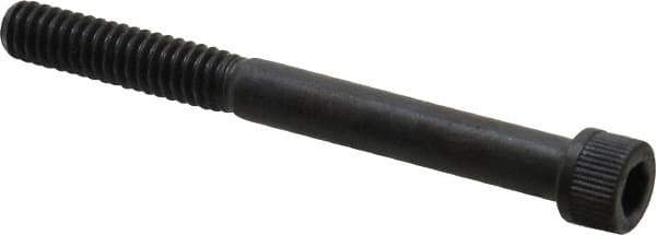 Unbrako - 1/4-20 UNC Hex Socket Drive, Socket Cap Screw - Alloy Steel, Black Oxide Finish, 2-1/2" Length Under Head - Apex Tool & Supply