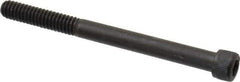 Unbrako - 1/4-20 UNC Hex Socket Drive, Socket Cap Screw - Alloy Steel, Black Oxide Finish, 3" Length Under Head - Apex Tool & Supply