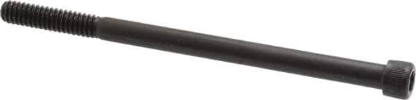 Unbrako - 1/4-20 UNC Hex Socket Drive, Socket Cap Screw - Alloy Steel, Black Oxide Finish, 4" Length Under Head - Apex Tool & Supply