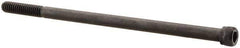 Unbrako - 1/4-20 UNC Hex Socket Drive, Socket Cap Screw - Alloy Steel, Black Oxide Finish, 5" Length Under Head - Apex Tool & Supply