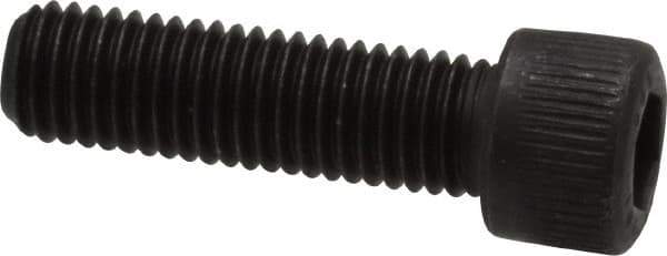 Unbrako - 1/4-28 UNF Hex Socket Drive, Socket Cap Screw - Alloy Steel, Black Oxide Finish, 7/8" Length Under Head - Apex Tool & Supply
