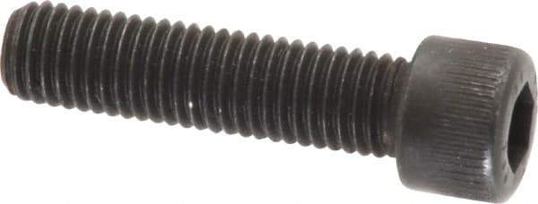 Unbrako - 1/4-28 UNF Hex Socket Drive, Socket Cap Screw - Alloy Steel, Black Oxide Finish, 1" Length Under Head - Apex Tool & Supply