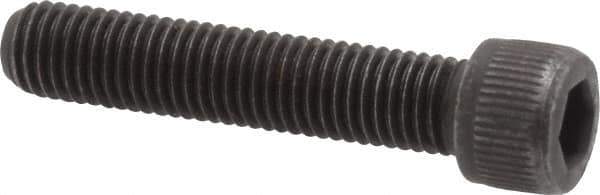 Unbrako - 1/4-28 UNF Hex Socket Drive, Socket Cap Screw - Alloy Steel, Black Oxide Finish, 1-1/4" Length Under Head - Apex Tool & Supply