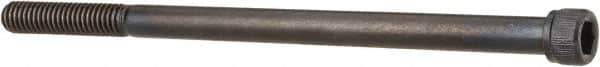 Unbrako - 5/16-18 UNC Hex Socket Drive, Socket Cap Screw - Alloy Steel, Black Oxide Finish, 5-1/2" Length Under Head - Apex Tool & Supply