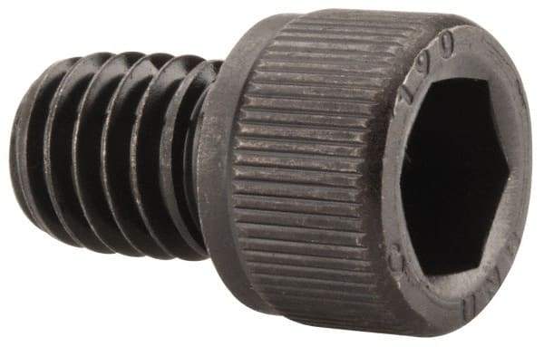 Unbrako - 3/8-16 UNC Hex Socket Drive, Socket Cap Screw - Alloy Steel, Black Oxide Finish, 1/2" Length Under Head - Apex Tool & Supply