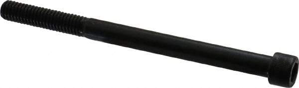 Unbrako - 3/8-16 UNC Hex Socket Drive, Socket Cap Screw - Alloy Steel, Black Oxide Finish, 5" Length Under Head - Apex Tool & Supply
