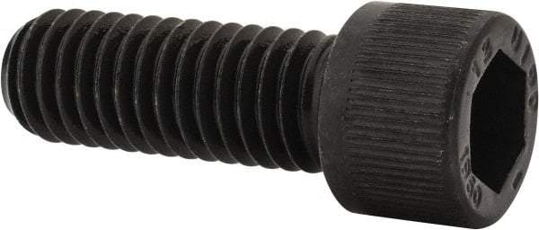 Unbrako - 7/16-14 UNC Hex Socket Drive, Socket Cap Screw - Alloy Steel, Black Oxide Finish, 1-1/4" Length Under Head - Apex Tool & Supply